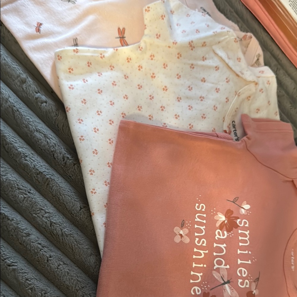 Carter's Pink and White Pajama Set with Soft Cotton Feel